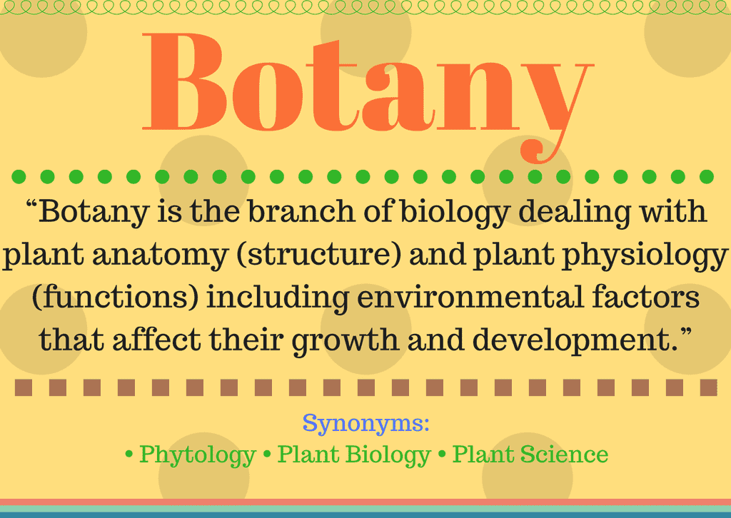 Botany Definition